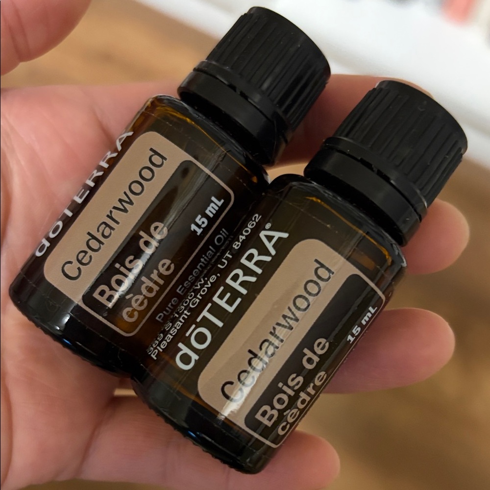 doTERRA Cedarwood Essential Oil 2*15ml brand new never opened exp Feb.28